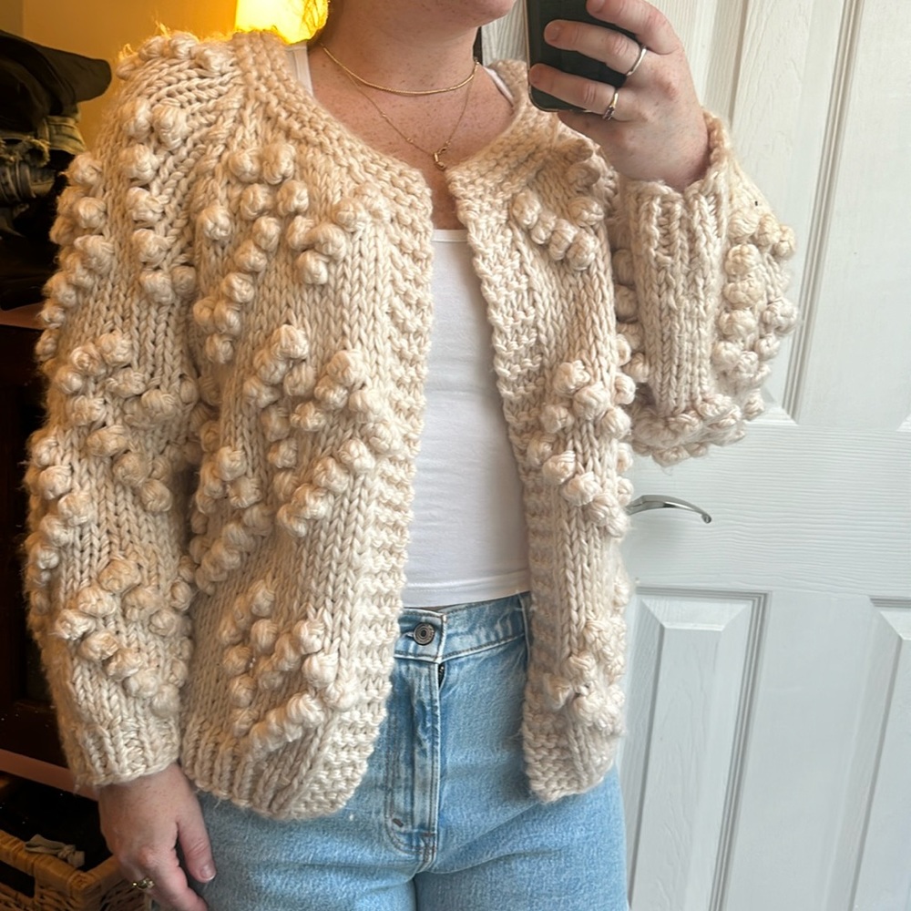 Chicwish Bubble Heart Cardigan